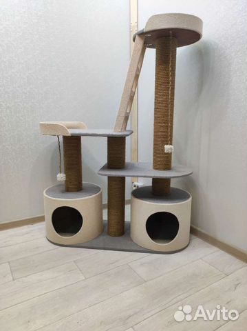 Домик с когтеточкой для кошек