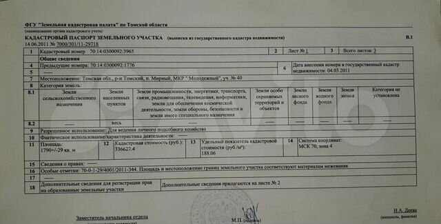 Участок 17,9 сот. (ИЖС)