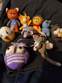 Вязаные крючком игрушки