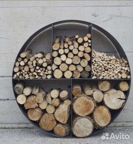 Дровник в стиле индастриал