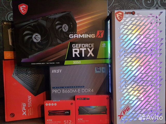 Мощный Пк Core i5 12400F в корпусе XPG Valor Air