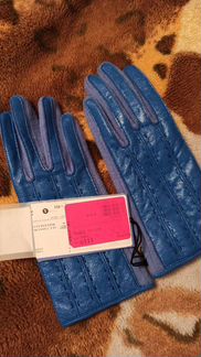 Перчатки женские кожаные новые