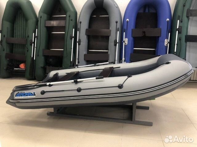 Лодка пвх Stormline Classic Air 335 серая