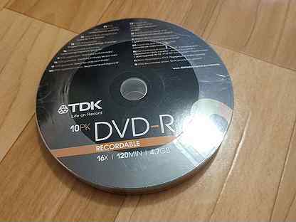 DVD-R новые 10 штук