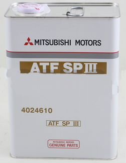 Масло трансмиссионное Mitsubishi ATF SP III (4 л)