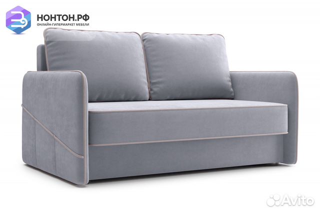 Диван еврокнижка Энерджи серый