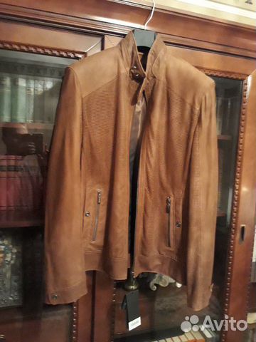 Куртка мужская замшевая новая. Размер 52. Al franc