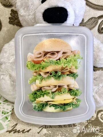 Phibo контейнер для бутербродов (17*13*4.2 см)