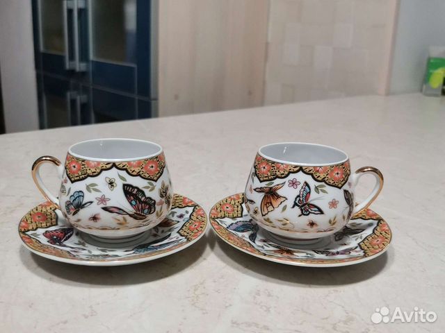 Кофейные чашки фарфор Англия