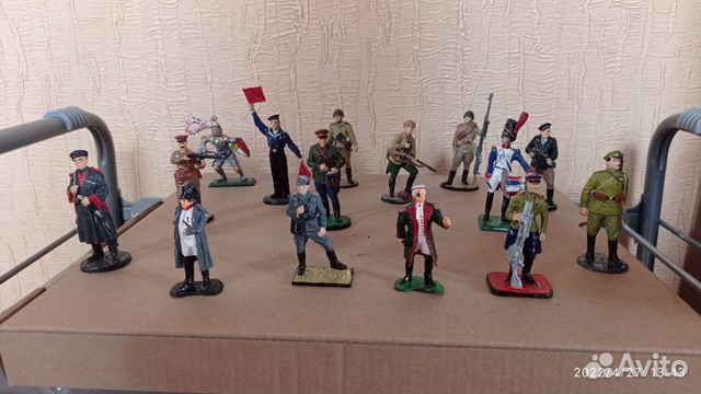 Солдатики оловянные ручная роспись