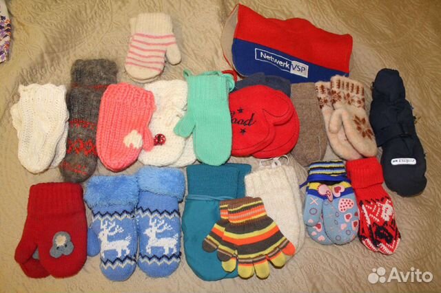 Варежки 0-3 пакетом