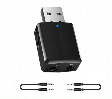 Аудио Bluetooth 5.0 адаптер 4 в 1 с громкой связью