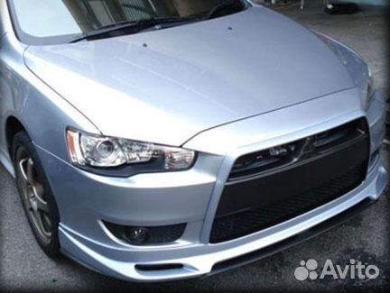 Накладка переднего бампера Зодиак для Lancer 10