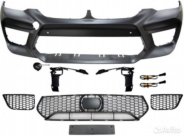 Передний бампер для BMW G30 M5 купить в Санкт-Петербурге | Запчасти | Авито
