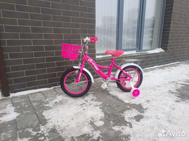 Велосипед детский розовый