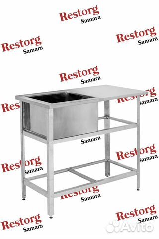 Ванна моечная с рабочей поверхностью