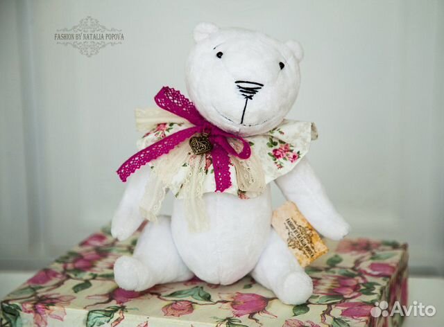 Дизайнерские игрушки (медведи) ручной работы