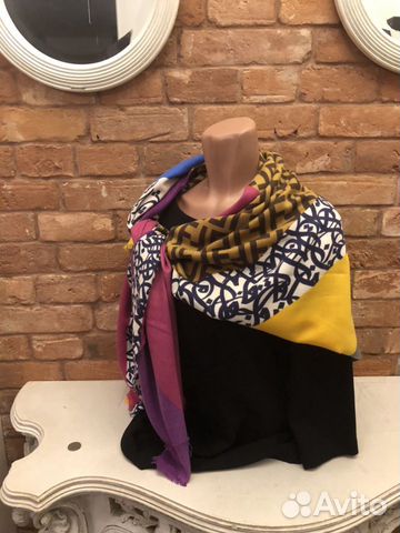 Платок,пашмина,шарф- fendi Фенди»