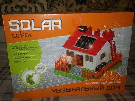 Музыкальный дом на солнечных батарейках