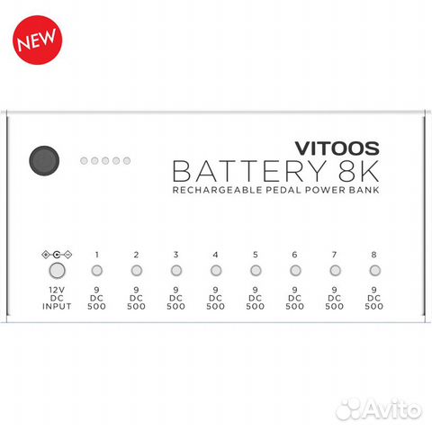 Vitoos Battery 8K Rechargeable Fully Isolated