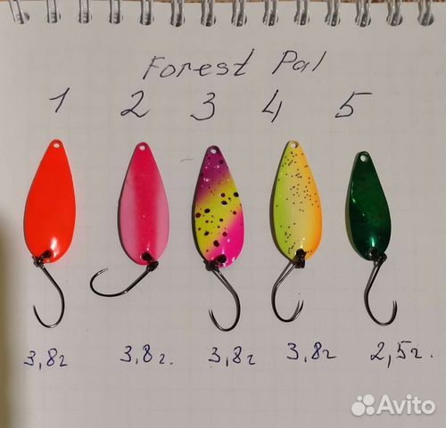 Форелевые блесна