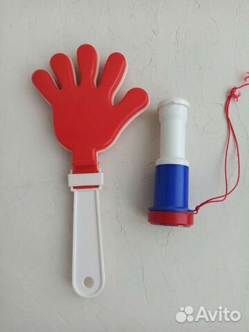 Дудка болельщика и трещетка ладошка болельщика