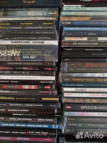 CD Metal фирменные компакт диски