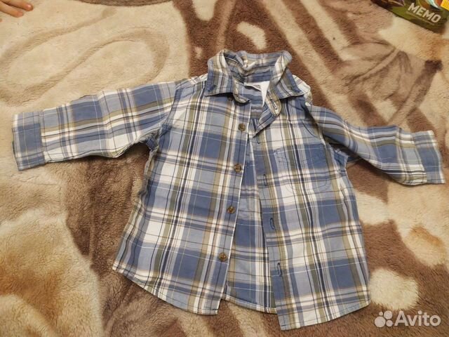 Рубашка на 1 годик (74-80)