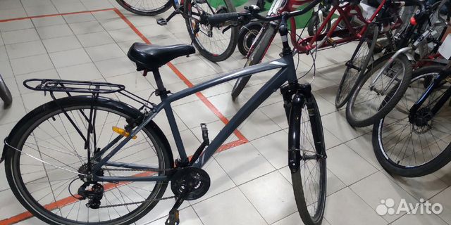 Скоростной велик с багажником
