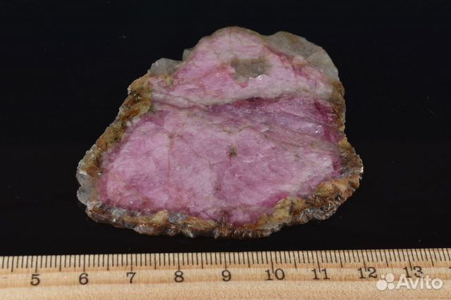 Турмалин. Полированный срез. Лот №201