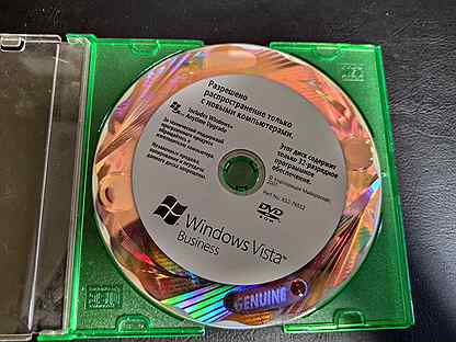 Установочный диск Windows Vista Business 32-bit