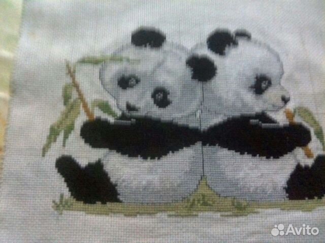 Картина, вышивка крестиком готовая работа. Куалы