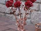 Розы декоративные ручной работы, металл объявление продам