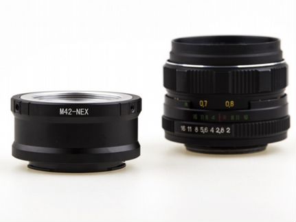 Переходное кольцо M42 на Sony NEX E