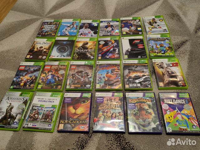 Диски на xbox 360 (наличие и цена в описании)