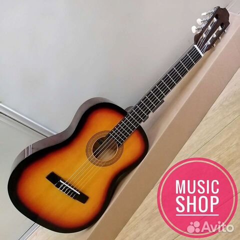 Гитара новая классическая 3/4 ель аналог hohner hc