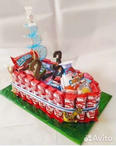 Делаю сьедобные букетики