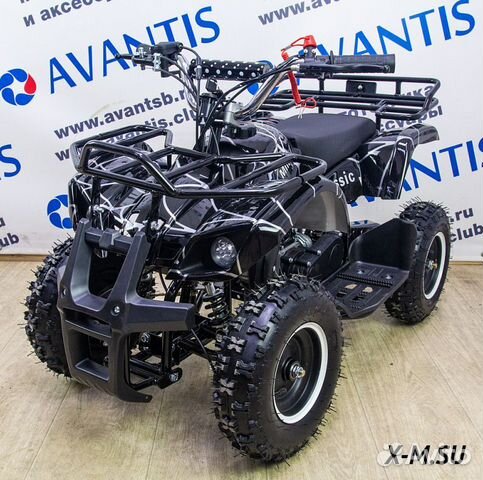 Детский квадроцикл ATV classic mini, черный