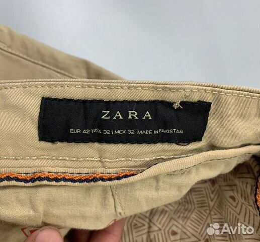 Мужские чиносы Zara 32p. cos