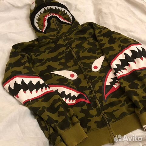 Зип худи bape zip hoodie