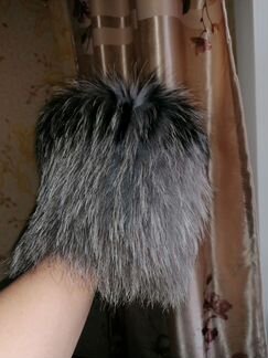 Шапка натуральный песец