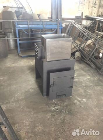 Печь из трубы 530. Горизонтальная