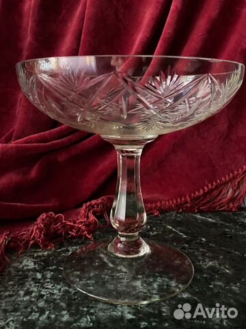 Ваза для фруктов на ножке Мальцов