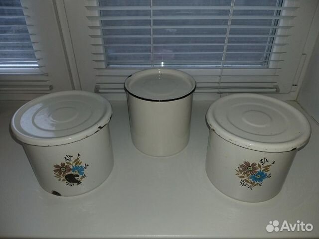 Эмалированная ёмкость-кастрюля 2 л