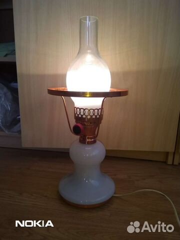 Лампа настольная СССР с регулятором яркости