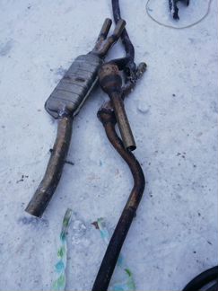 Средняя часть глушителя для бмв BMW e60