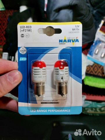 Narva led-red p21w
