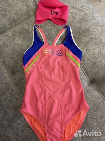 Купальник для плавания Fila + шапочка Tyr