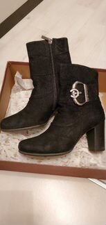 Сапоги зимние кожаные Италия 38 р-р