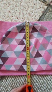 Комплект двухслойный шапка+снуд